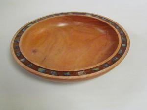Platter with Paua Inlay - Tasmanian Blackwood - Terry Bennett